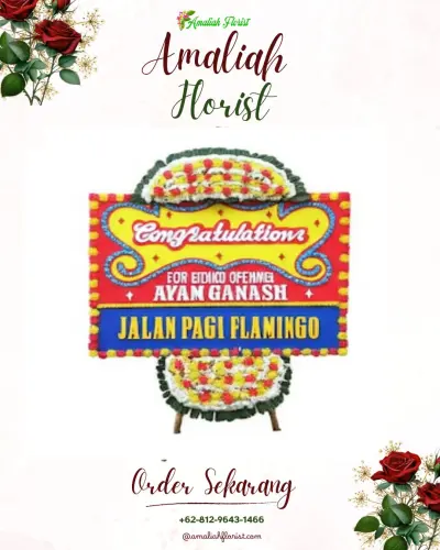 Bunga Papan Congratulation di Tanggulrejo